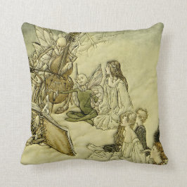 そして妖精の歌-アーサーRackham クッション