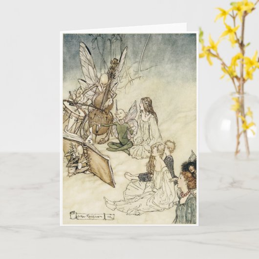 そして妖精の歌 カード (黄色い花)