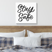 そして安全を保つ キャンバスプリント (インサイチュ (寝室))