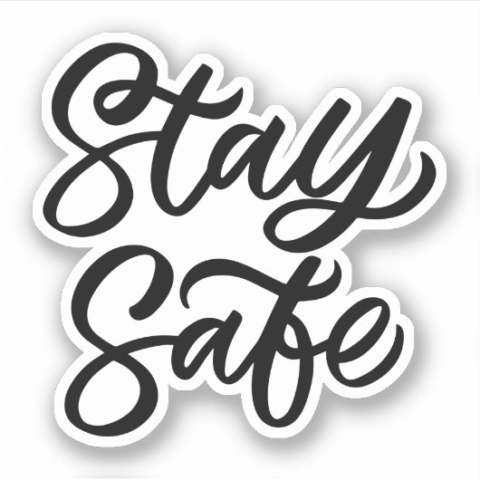 そして安全を保つ シール (正面)