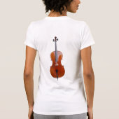 そして彼はチェロを演奏します。 Tシャツ (裏面)