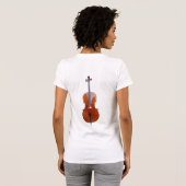 そして彼はチェロを演奏します。 Tシャツ (裏面フル)
