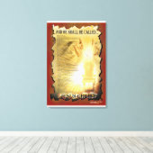 そして彼は呼ばれる… キャンバスプリント (インサイチュ (ウッドフロア))