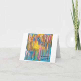 「そして彼は彼らに息を吸った…no 2"折り返し挨拶 カード