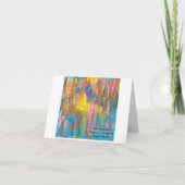 「そして彼は彼らに息を吸った…no 2"折り返し挨拶 カード (正面)