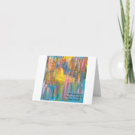 「そして彼は彼らに息を吸った…no 2"折り返し挨拶 カード