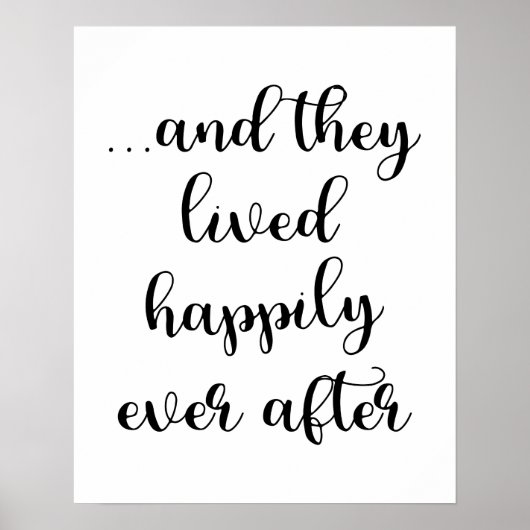 そして彼らはポスターの後ずっと幸せに暮らしていた ポスター (正面)