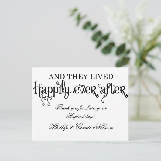 そして彼らは幸せに暮らした後 ポストカード (スタンド正面)