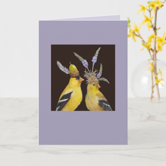 そして彼らは彼女はシャイなカードだと言った カード (黄色い花)