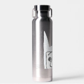 そして彼らは恐ろしい吠え声をあげた! ウォーターボトル (正面)