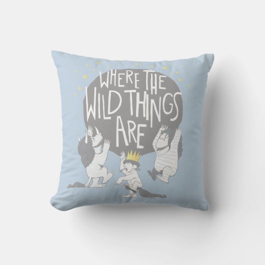 そして彼らは恐ろしい吠え声をあげた! クッション (正面)