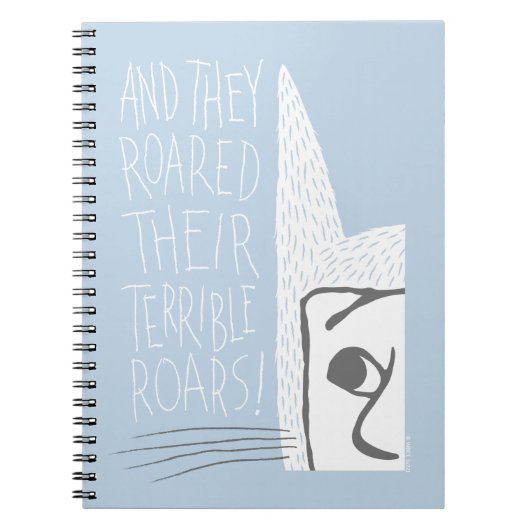 そして彼らは恐ろしい吠え声をあげた！ ノートブック (正面)