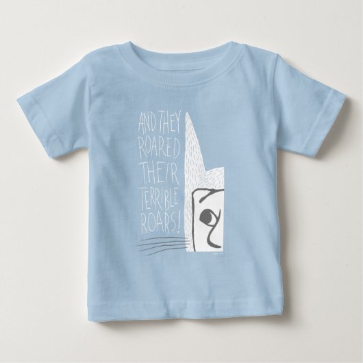 そして彼らは恐ろしい吠え声をあげた! ベビーTシャツ (正面)