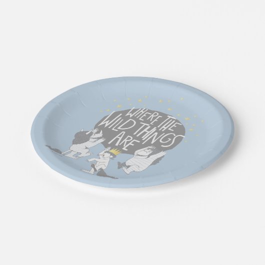 そして彼らは恐ろしい吠え声をあげた! ペーパープレート (アングル)