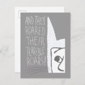 そして彼らは恐ろしい吠え声をあげた! ポストカード (正面/裏面)