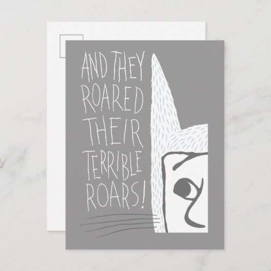 そして彼らは恐ろしい吠え声をあげた！ ポストカード (正面/裏面)