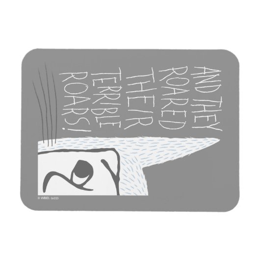 そして彼らは恐ろしい吠え声をあげた! マグネット (横)