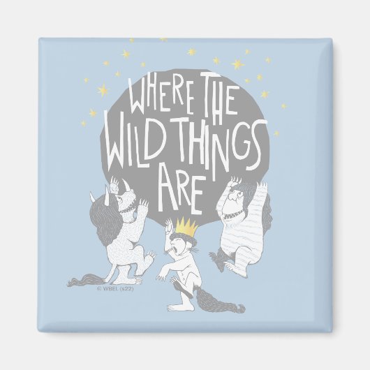 そして彼らは恐ろしい吠え声をあげた！ マグネット (正面)