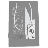 そして彼らは恐ろしい吠え声をあげた! ミディアムペーパーバッグ (正面)