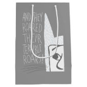 そして彼らは恐ろしい吠え声をあげた! ミディアムペーパーバッグ (裏面)