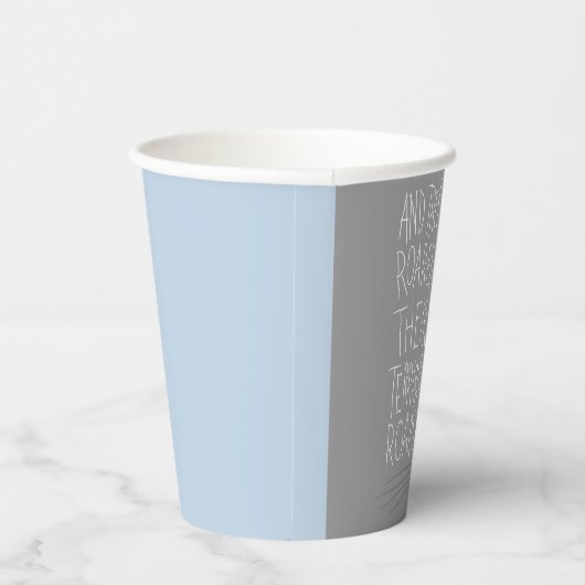 そして彼らは恐ろしい吠え声をあげた! 紙コップ (右)