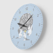 そして彼らは恐ろしい咆哮を轟かせた！ ラージ壁時計 (傾斜)