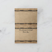 そして彼らは感謝の言葉を残して幸せに暮らした サンキューカード (内部)