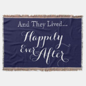 そして彼らは毛布その後ずっと幸福に住んでいました スローブランケット (正面)