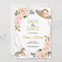 そして彼らは祭壇へ駆け出す！ダービーのテーマ セーブザデート