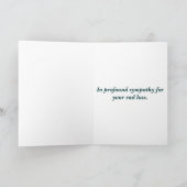 そして彼女に私達は戻ります… ウィッカ信者の悔やみや弔慰カード カード (内部)