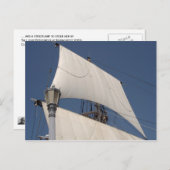 ...そして彼女の舵を取る街灯を ポストカード (正面/裏面)