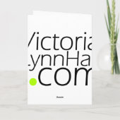 そして彼女はずっと楽しく作り上げたフォトグラフィー カード (裏面)