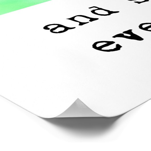 そして彼女はずっと楽しく作り上げたフォトグラフィー ポスター (角)