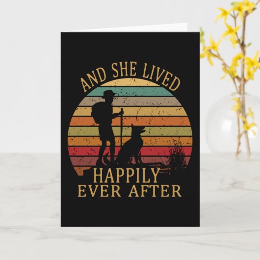 そして彼女はその後ずっと幸せに暮らした カード (黄色い花)