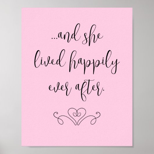 そして彼女はポスターの後ずっと幸せに暮らしていた ポスター (正面)