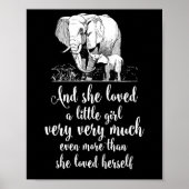 そして彼女は小さな女の子を一層愛した ポスター (正面)