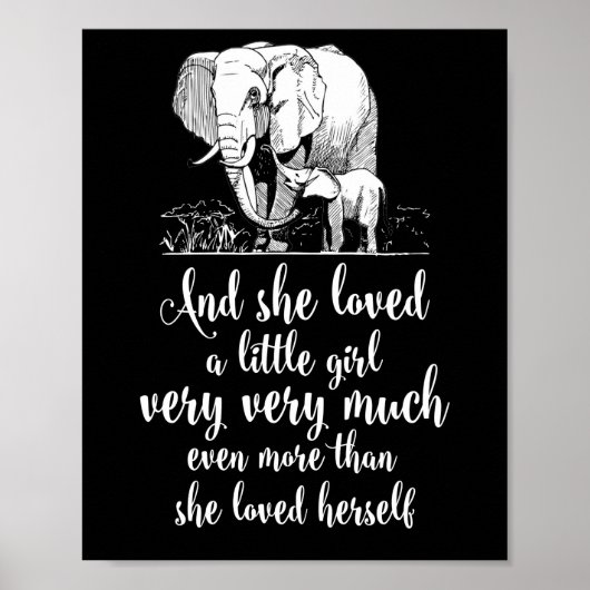 そして彼女は小さな女の子を一層愛した ポスター (正面)