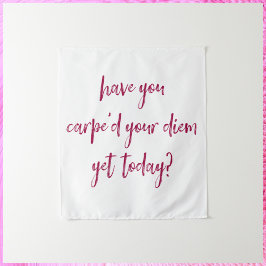 そして感動的力を与えるカルペ・ディエム タペストリー