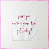 そして感動的力を与えるカルペ・ディエム タペストリー