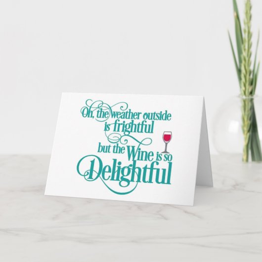 そして我々はワイン楽しむを「やった」 シーズンカード (正面)