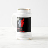 そして戦いは荒れ狂う（善悪） ビールジョッキ (正面左)