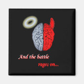 そして戦いは荒れ狂う(善悪) マグネット (正面)