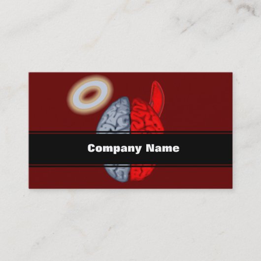 そして戦いは荒れ狂う（善悪） 名刺 (正面)