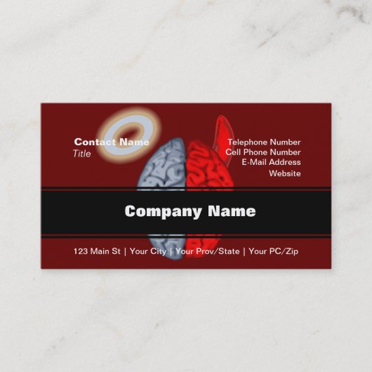 そして戦いは荒れ狂う(善悪) 名刺 (正面)