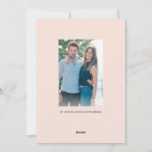 そして明る結婚したい写真のクリスマスグリーティングカード シーズンカード (裏面)