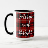 そして明メリーるいクリスマスのパーソナライズされたマグカップ マグカップ (左)