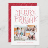 そして明メリーるい手書きのクリスマスカード シーズンカード (正面/裏面)