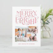 そして明メリーるい手書きのクリスマスカード シーズンカード (スタンド正面)