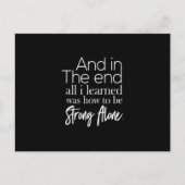 そして最後に私学はどうやって強くなるか ポストカード (正面)