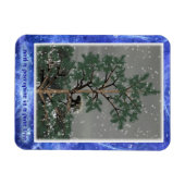 そして松の木に山嵐 マグネット (横)